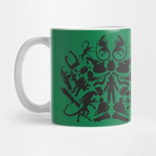 Alien and Aliens Film Icons Mug